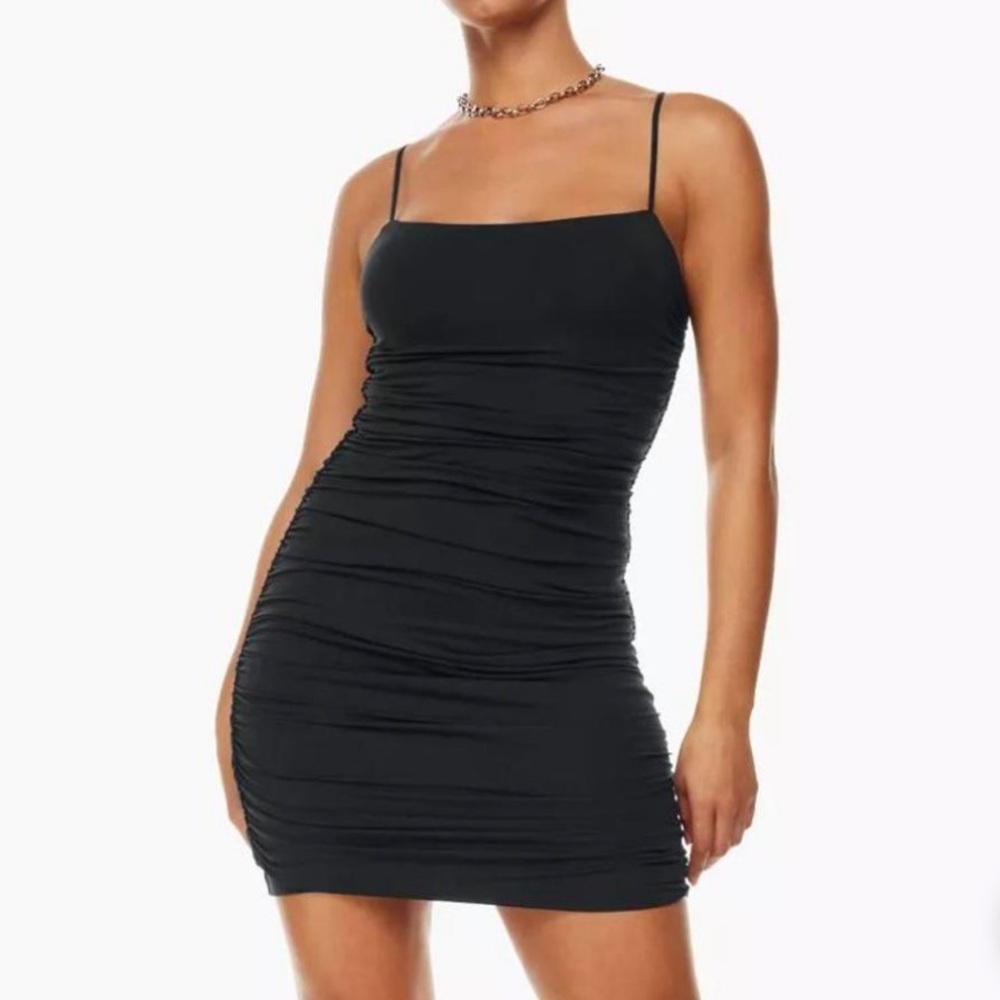 Babaton Contour Black Mini Dress